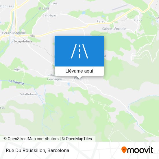 Mapa Rue Du Roussillon