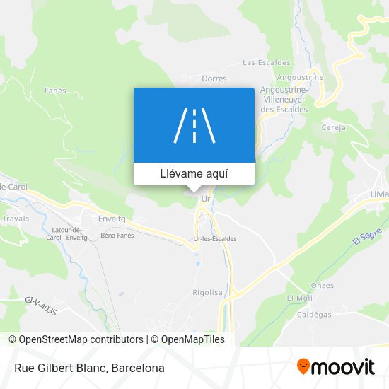 Mapa Rue Gilbert Blanc