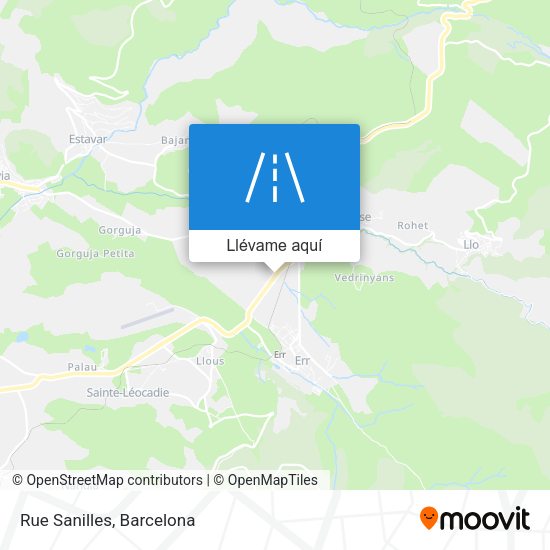 Mapa Rue Sanilles