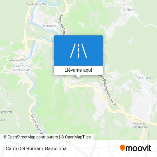 Mapa Camí Del Romaní