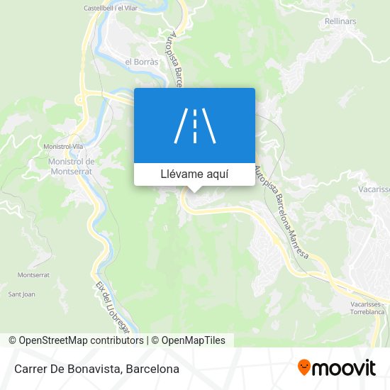 Mapa Carrer De Bonavista