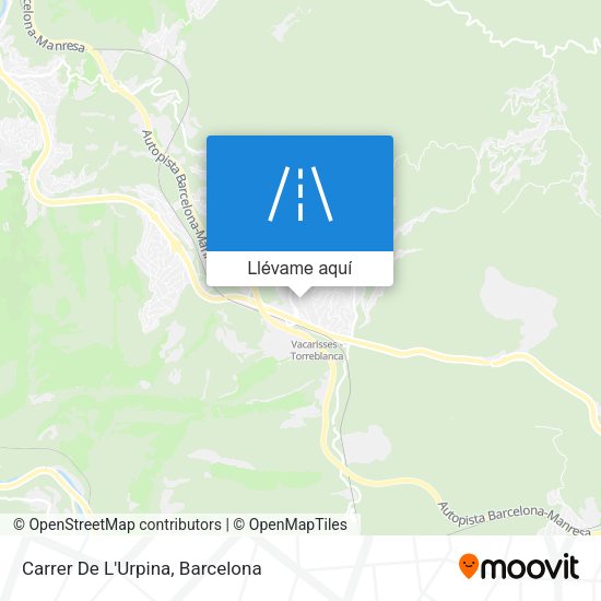 Mapa Carrer De L'Urpina