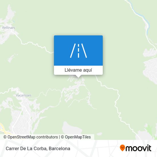 Mapa Carrer De La Corba