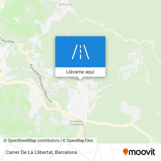 Mapa Carrer De La Llibertat