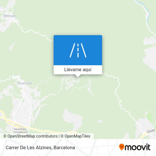 Mapa Carrer De Les Alzines