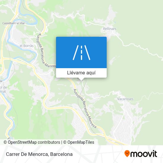 Mapa Carrer De Menorca
