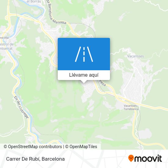 Mapa Carrer De Rubí