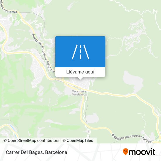 Mapa Carrer Del Bages