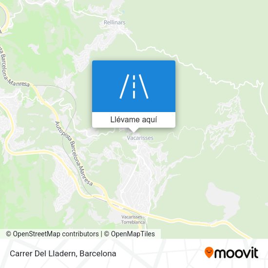 Mapa Carrer Del Lladern