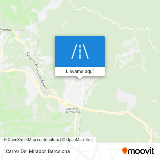 Mapa Carrer Del Mirador