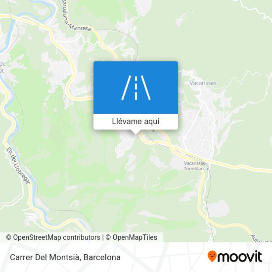 Mapa Carrer Del Montsià