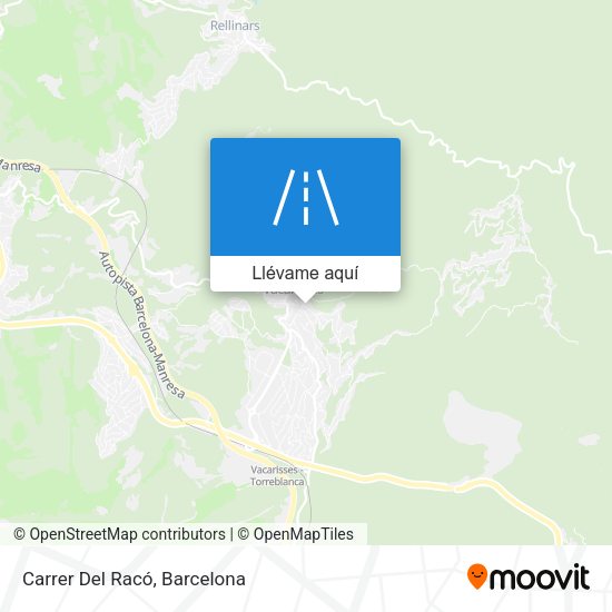 Mapa Carrer Del Racó