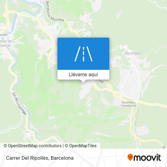 Mapa Carrer Del Ripollès
