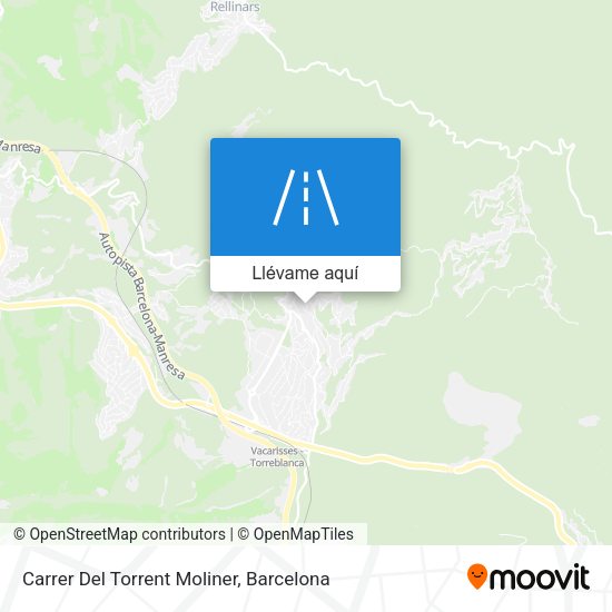 Mapa Carrer Del Torrent Moliner