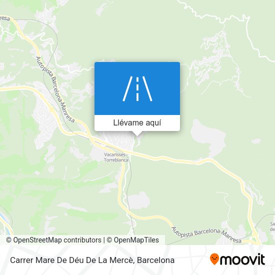 Mapa Carrer Mare De Déu De La Mercè