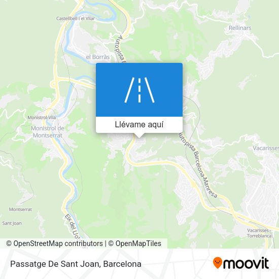 Mapa Passatge De Sant Joan
