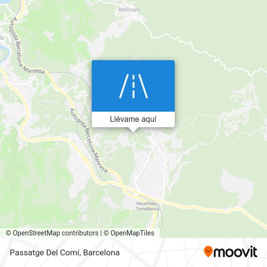 Mapa Passatge Del Comí