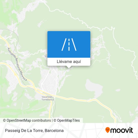 Mapa Passeig De La Torre