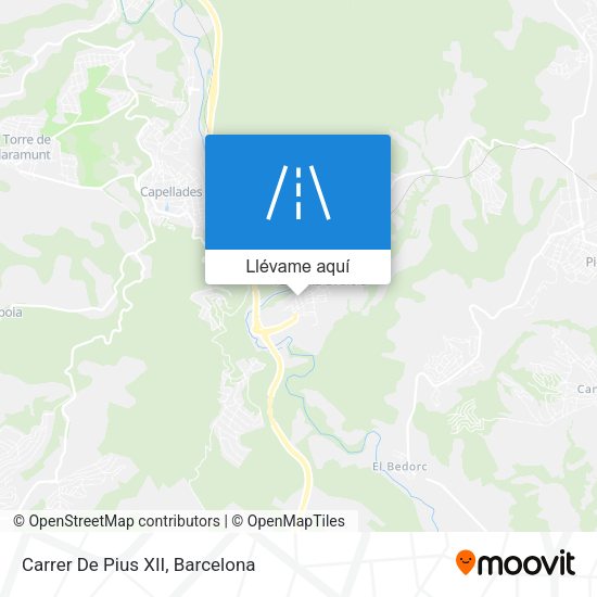 Mapa Carrer De Pius XII
