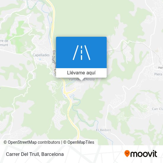 Mapa Carrer Del Trull