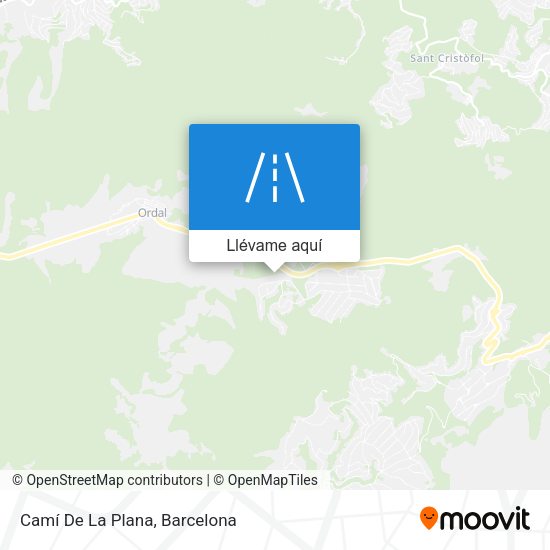Mapa Camí De La Plana