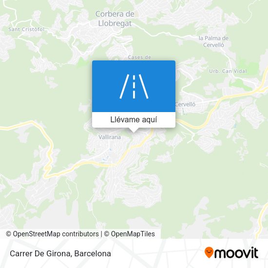 Mapa Carrer De Girona