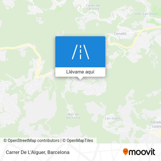 Mapa Carrer De L'Alguer