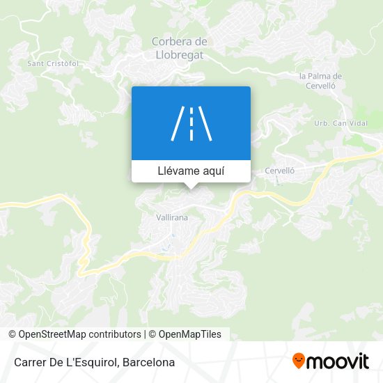 Mapa Carrer De L'Esquirol