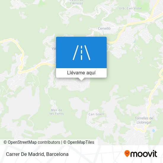 Mapa Carrer De Madrid