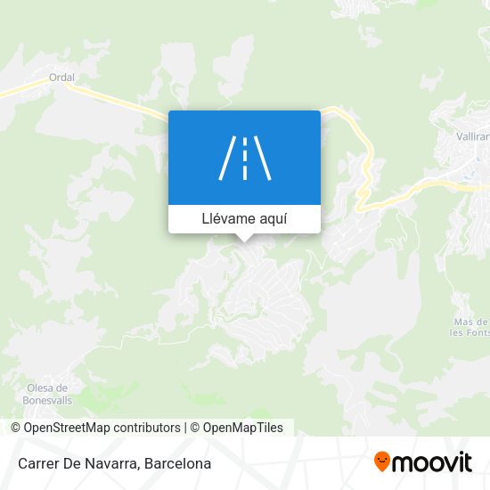 Mapa Carrer De Navarra