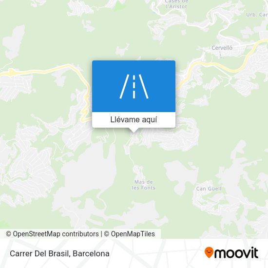 Mapa Carrer Del Brasil
