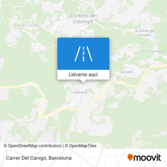 Mapa Carrer Del Canigó