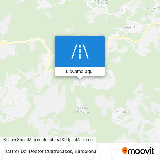 Mapa Carrer Del Doctor Cuatrecases