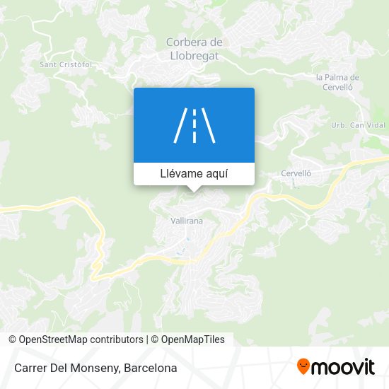 Mapa Carrer Del Monseny