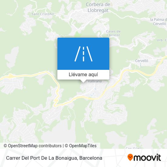 Mapa Carrer Del Port De La Bonaigua
