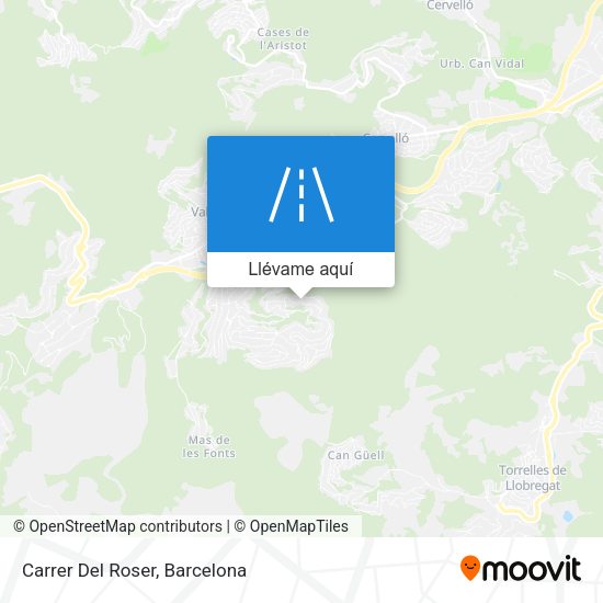 Mapa Carrer Del Roser