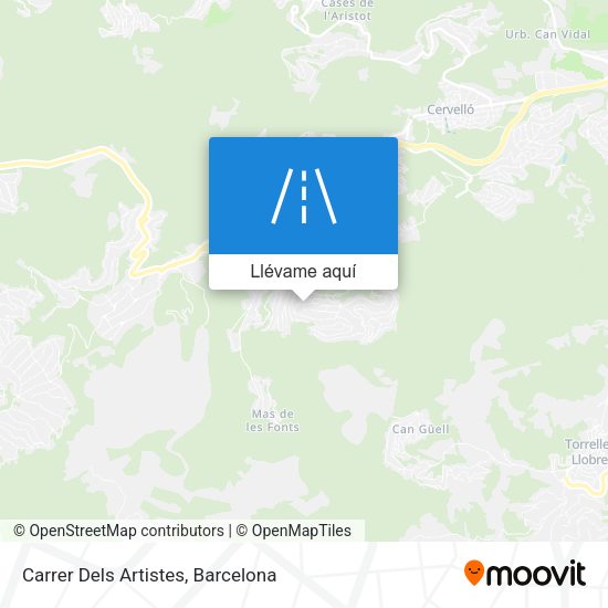 Mapa Carrer Dels Artistes