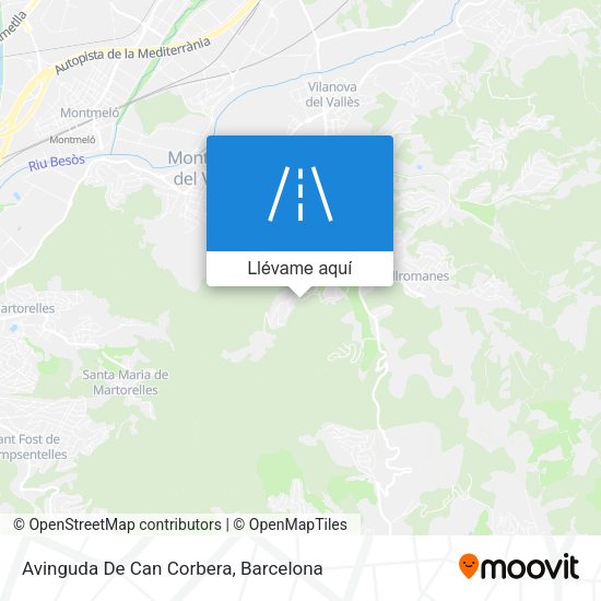 Mapa Avinguda De Can Corbera