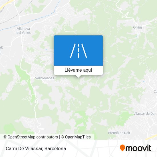 Mapa Camí De Vilassar