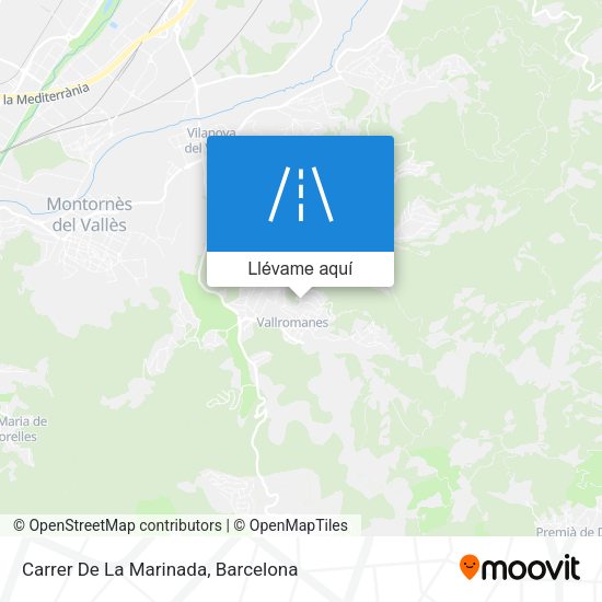Mapa Carrer De La Marinada