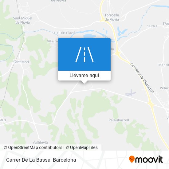 Mapa Carrer De La Bassa