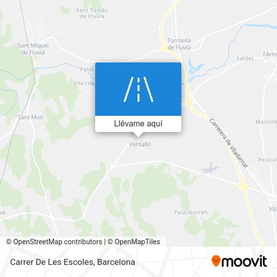 Mapa Carrer De Les Escoles