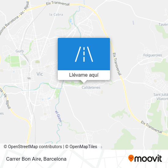 Mapa Carrer Bon Aire