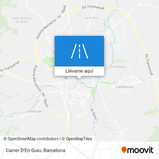 Mapa Carrer D'En Guiu