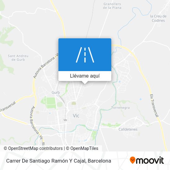 Mapa Carrer De Santiago Ramón Y Cajal