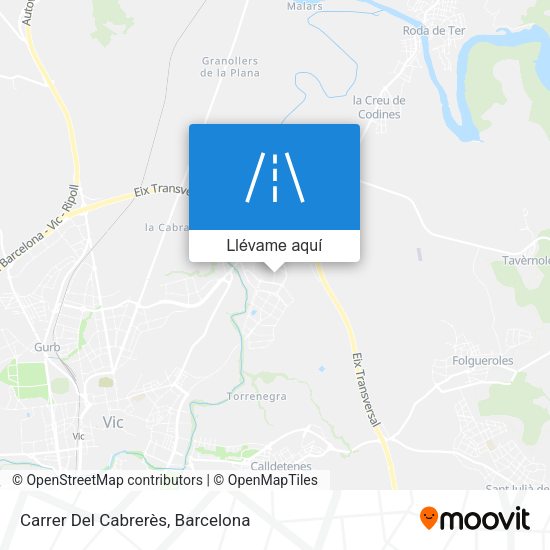 Mapa Carrer Del Cabrerès