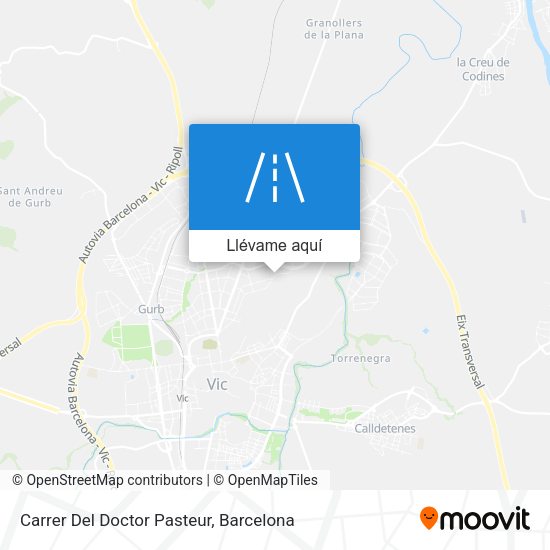 Mapa Carrer Del Doctor Pasteur