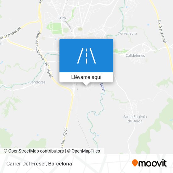 Mapa Carrer Del Freser