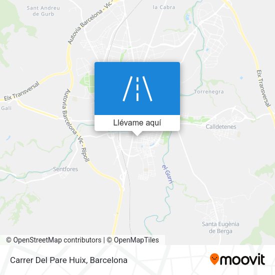 Mapa Carrer Del Pare Huix