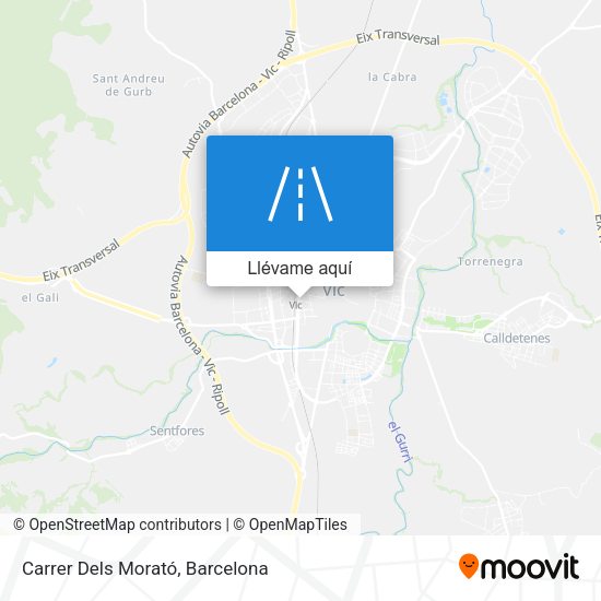 Mapa Carrer Dels Morató